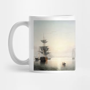 Boston Harbour Sunset By Fitz Hugh Lane Digitally Enhanced Mug